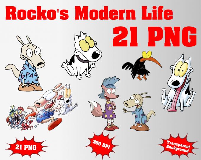 Rocko's Modern Life png clipart, birthday party decoration