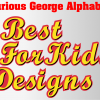 Curious George font alphabet