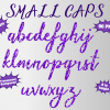 Purple Glitter png Alphabet, Numbers and Symbols