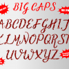 Red Glitter png Alphabet, Numbers and Symbols