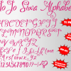 jo jo siwa font alphabet