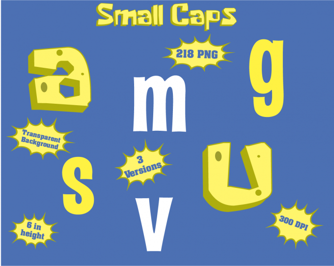Spongebob png Alphabet, Numbers and Symbols