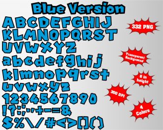 Super Mario png Alphabet, Numbers and Symbols