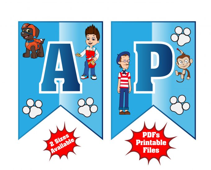 Paw Patrol Banner